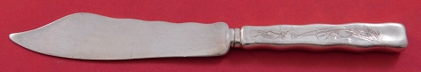 Fish Knife straight handle w/ shrimp HH AS  8